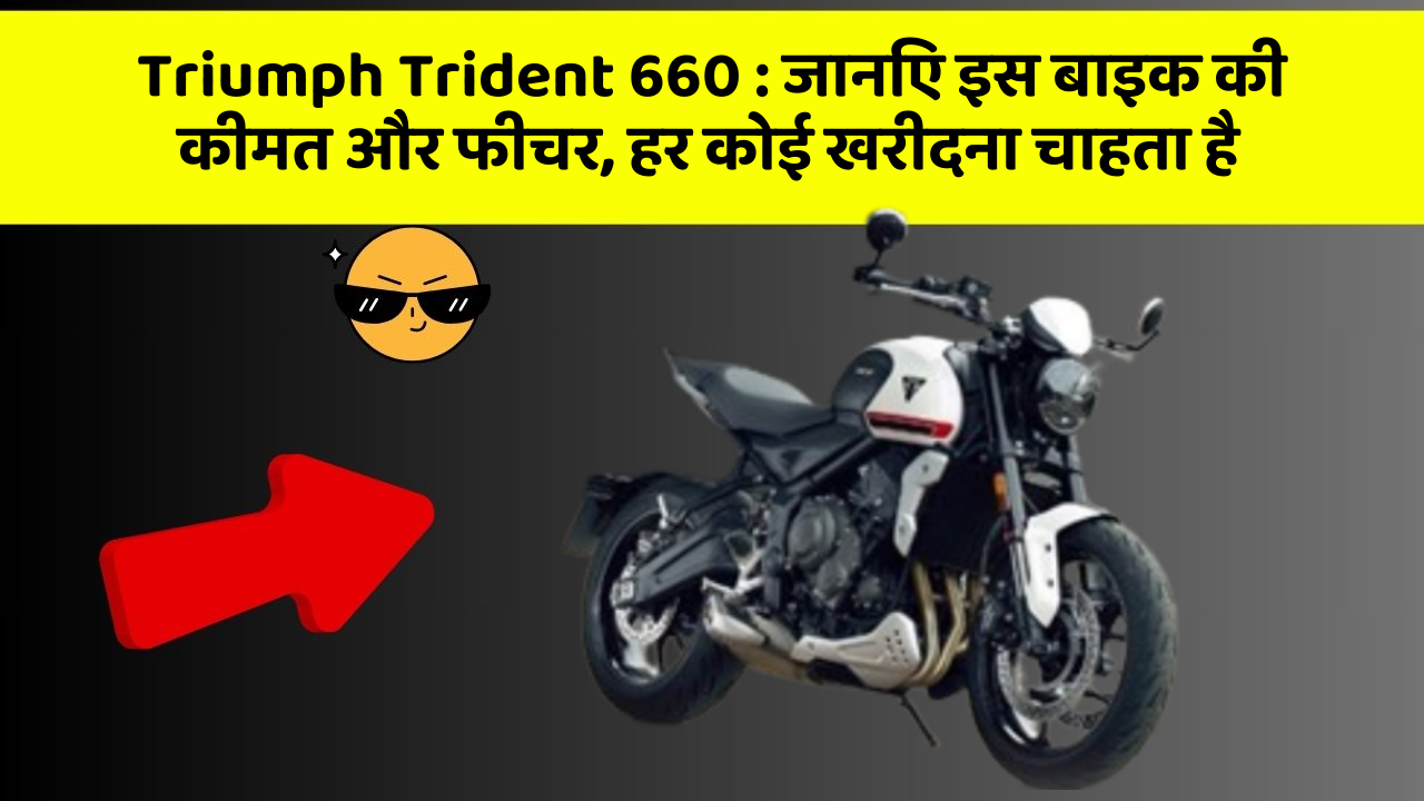 Triumph Trident 660 : जानिए इस बाइक की कीमत और फीचर, हर कोई खरीदना चाहता है