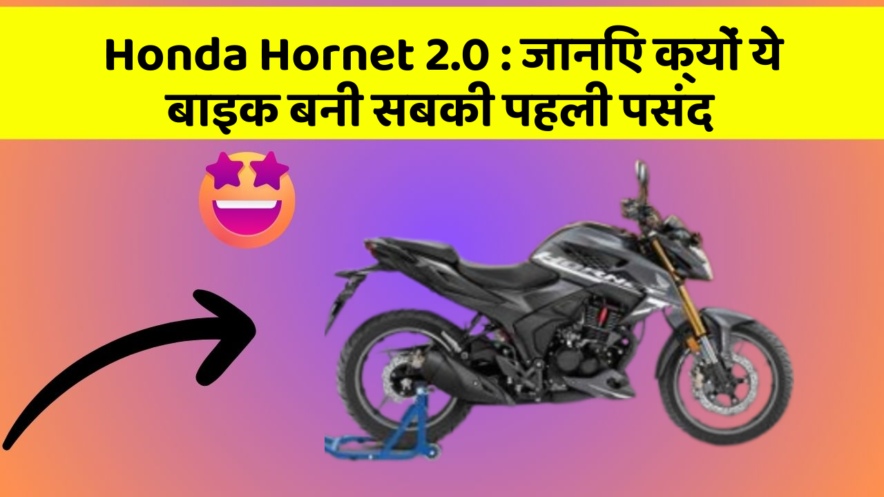 Honda Hornet 2.0: क्या आपको पता है आपकी कार में ये नया फीचर क्या कर सकता है?