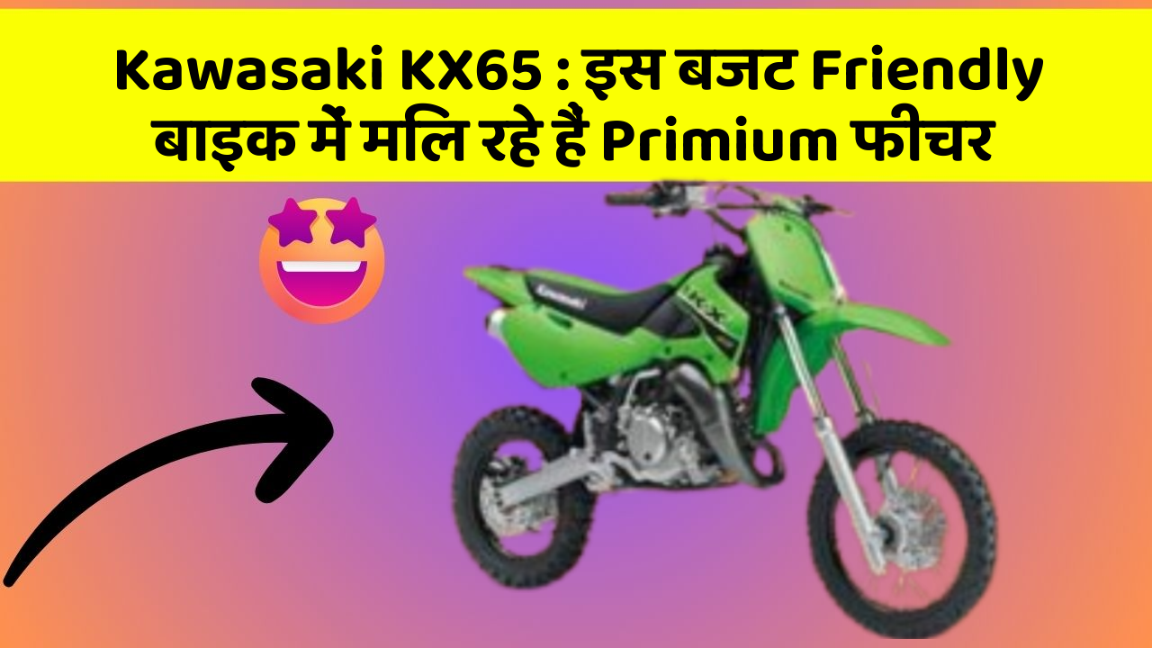 Kawasaki KX65: इस बजट Friendly बाइक में मिल रहे हैं Primium फीचर